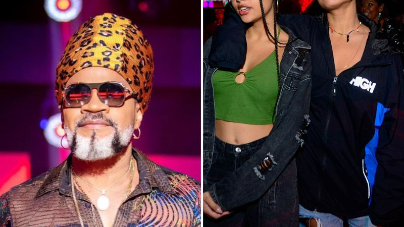 Elas cresceram! Filhas de Carlinhos Brown surgem belíssimas em clique raro - Reprodução/ Instagram