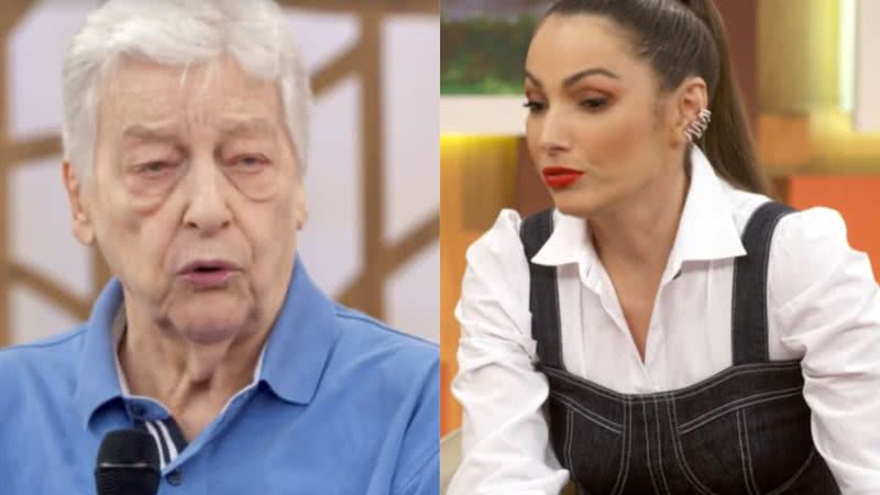 Ator Fúlvio Stefanini se choca com Patrícia Poeta no 'Encontro': "Fui superenganado" - Reprodução/ Globo