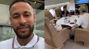 Jatinho de luxo usado por Neymar - Reprodução/ Instagram