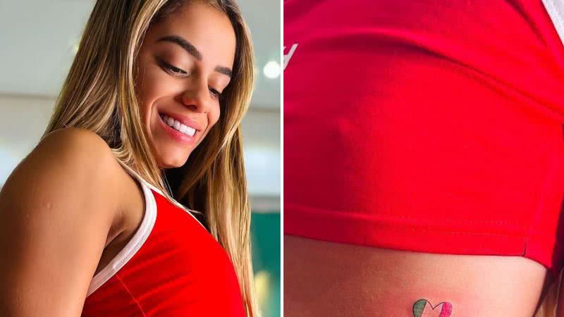 Key Alves comete gafe inesperada ao tatuar bandeira mexicana: "Essa é da Itália" - Reprodução/Instagram