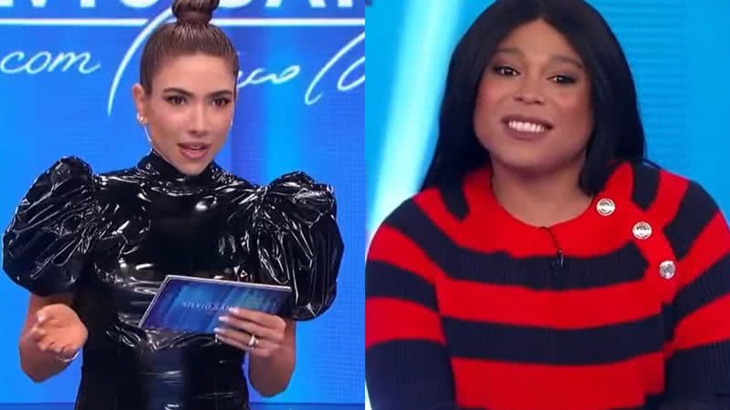 Patrícia Abravanel foi surpreendida com a resposta de Blogueirinha sobre seu look - Reprodução/SBT