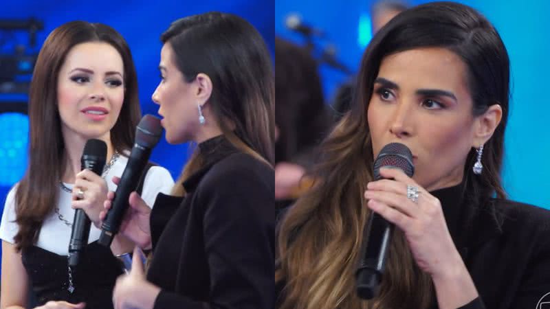 Sandy e Wanessa Camargo contaram como se tornaram amigas após anos de burburinhos - Reprodução/Globo