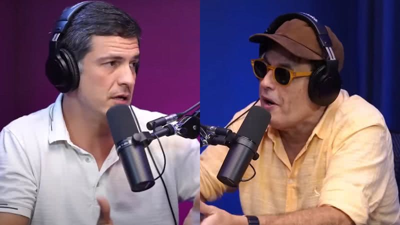 Sérgio Mallandro relembrou a vez em que viu Mateus Solano nu em uma peça de teatro - Reprodução/YouTube