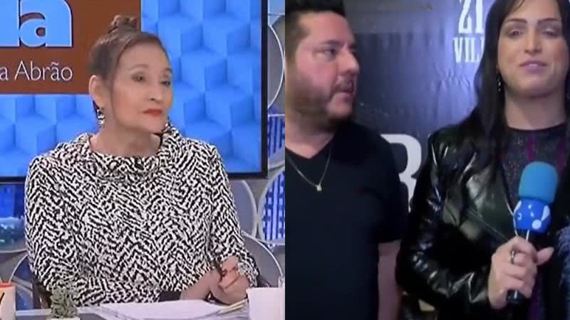 Sonia Abrão criticou Bruno, da dupla com Marrone, após uma entrevista a uma repórter transsexual da RedeTV! - Reprodução/RedeTV!/Instagram