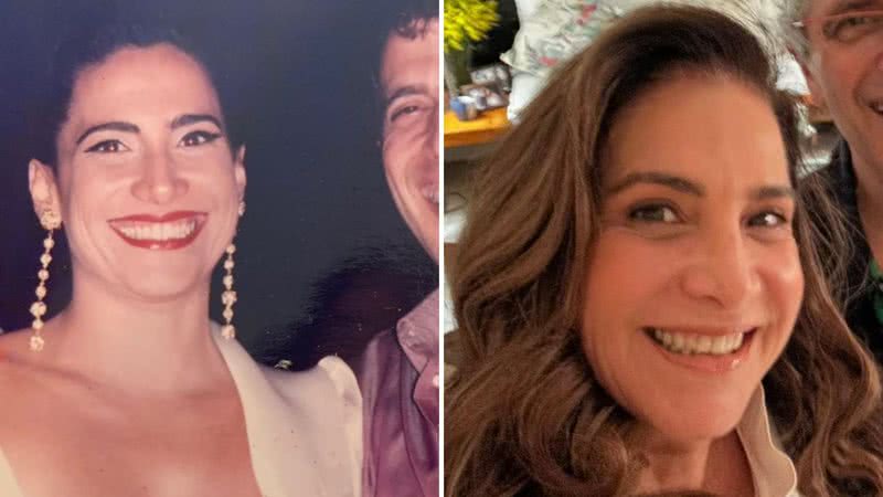 A atriz Totia Meireles celebra 32 anos com marido, Jaime Rabacov, em relacionamento à distância: "Sorte grande" - Reprodução/Instagram