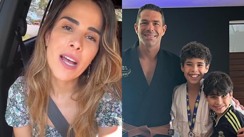 Wanessa comentou um momento do ex-marido com os filhos - Reprodução/Instagram