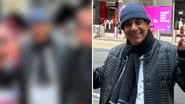 O cantor Zeca Pagodinho posa com personagens famosos em viagem a Nova York: "Tirando onda" - Reprodução/Instagram