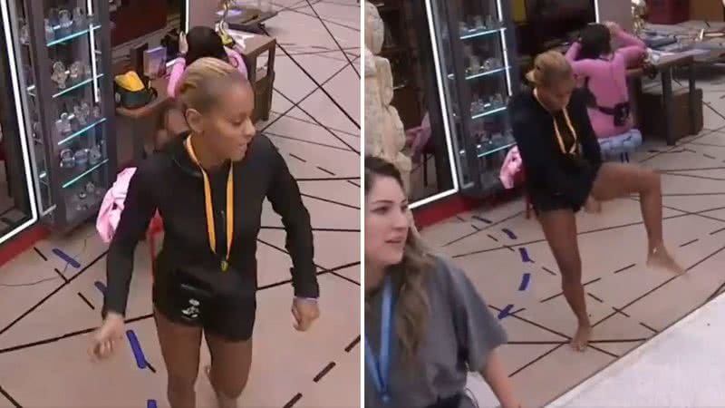 BBB23: Aline e Amanda ficam incrédulas com depilação de brother: "Cabeça aos pés" - Reprodução/TV Globo