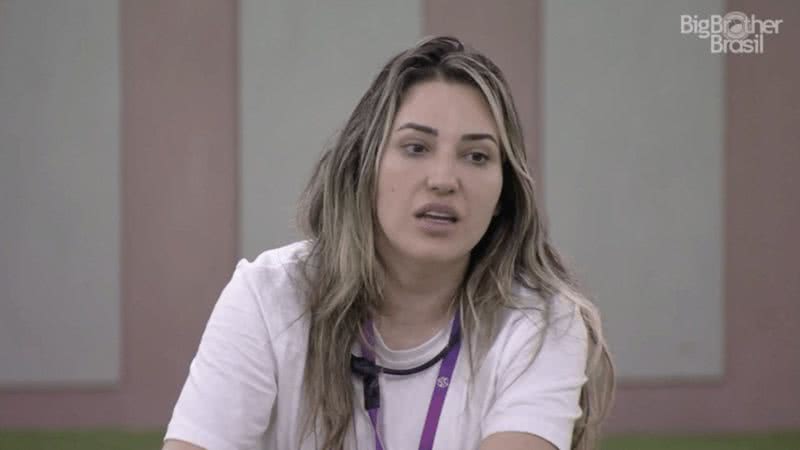 BBB23: Amanda acusa brother de se aproximar por interesse: "Pra não ser votado" - Reprodução/ Globo