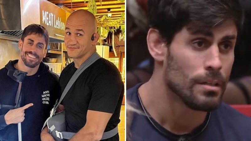 Amigo de Cara de Sapato, Junior Cigano detona expulsão do BBB23: "Estão felizes?" - Reprodução/ TV Globo