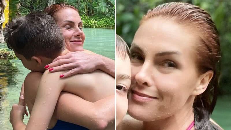 A apresentadora Ana Hickmann celebra 9 anos do filho, Alexandre: "Maior presente de Deus" - Reprodução/Instagram