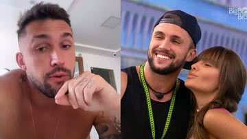 Arthur Picoli revela que já ficou com Thais Braz - Reprodução/Instagram e Globoplay