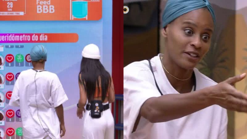 BBB23: Aline Wirley e Larissa tiram sarro de brother por receber 'planta': "Aleatório" - Reprodução/Twitter