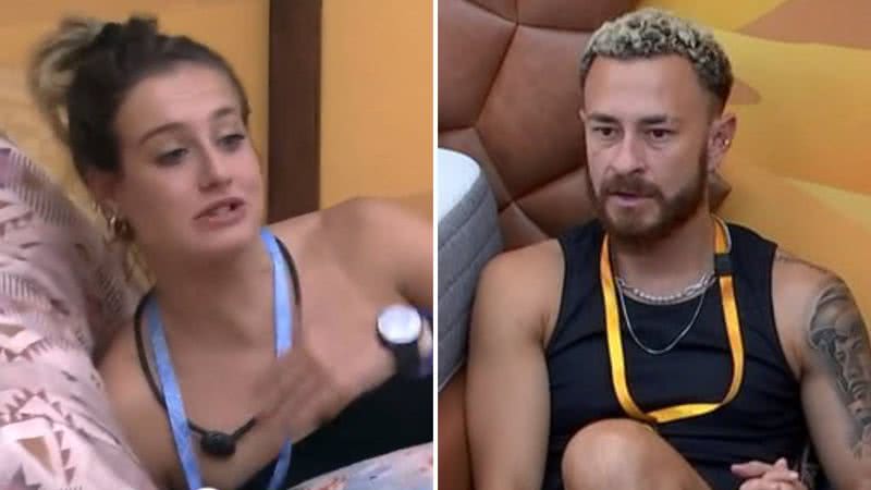 A atriz Bruna Griphao aponta Ricardo como “perigoso” e Fred opina sobre dúvidas em relação ao brother: “Duvido até do coração” - Reprodução/Globo