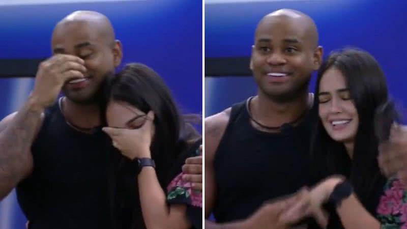 Os brothers Cezar Black e Larissa Santos se superam e vencem Prova do Anjo do BBB23: "Mais improvável" - Reprodução/Globo