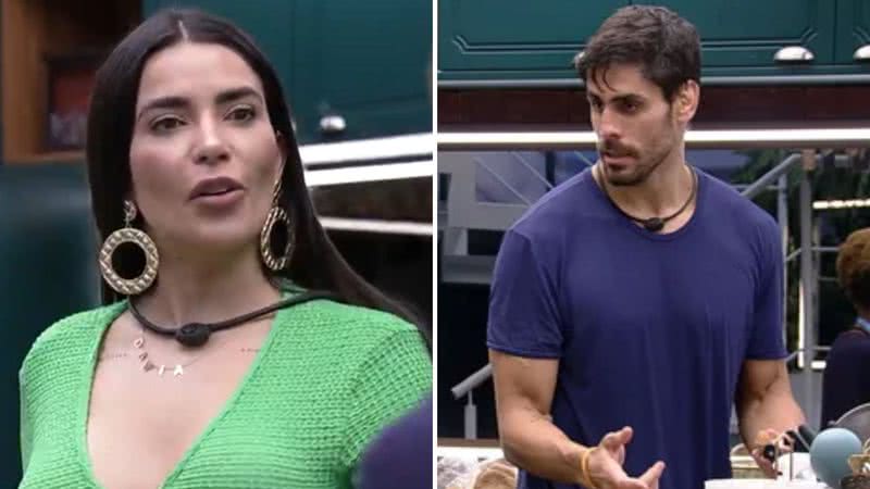 A modelo Dania Mendez surpreende ao pedir aulas para Cara de Sapato no BBB23: "Me ensina" - Reprodução/Globo