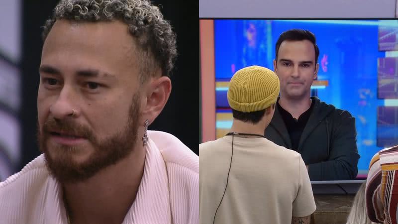 Fred pediu para deixar a Casa do Reencontro ao ser eliminado do BBB23 - Reprodução/Globo