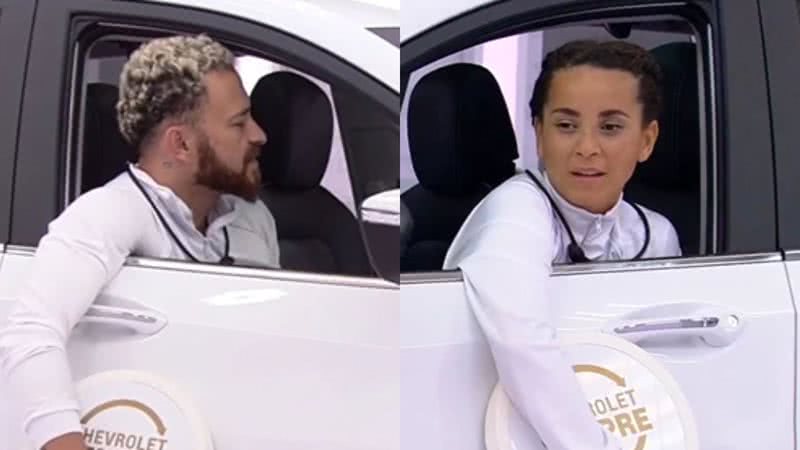 BBB23: Fred tenta falar de jogo e leva fora - Reprodução/TV Globo