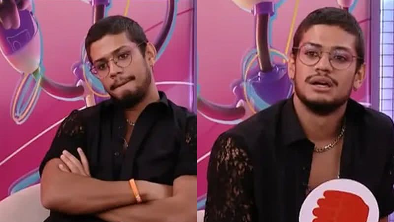 Gabriel Santana falou sobre o favoritismo de Amanda no BBB23 - Reprodução/Globo