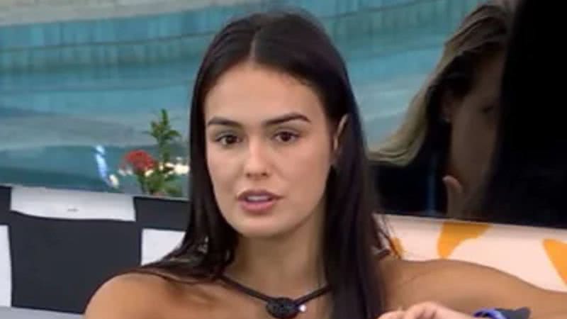 A sister Larissa tenta justificar prioridades para aliados: "Punhalada pelas costas" - Reprodução/Globo