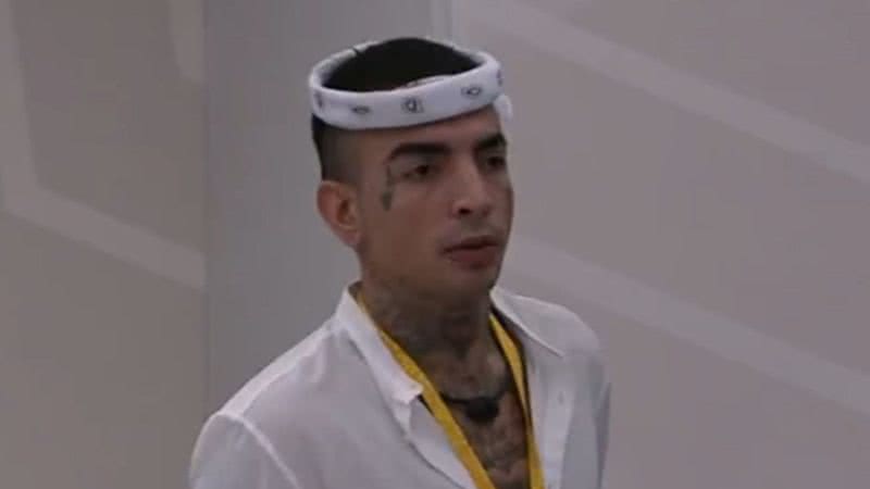 BBB23: MC Guimê arma estratégia e revela veto para Prova do Líder - Reprodução/TV Globo