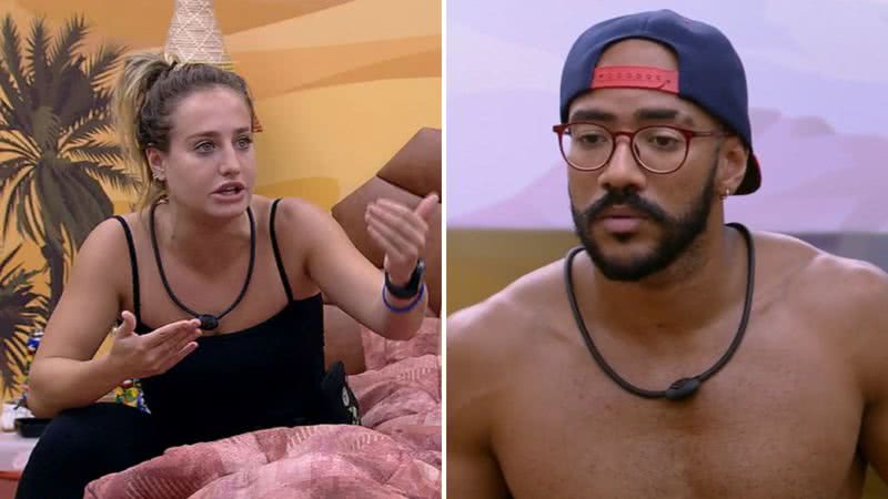 Os brothers Ricardo e Bruna Griphao brigam por prioridades e alianças no BBB23: "Não tem como" - Reprodução/Globo