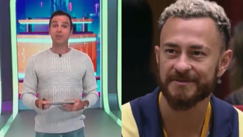 BBB23: Tadeu Schmidt se manifesta sobre suposta trapaça de Fred - Reprodução/TV Globo