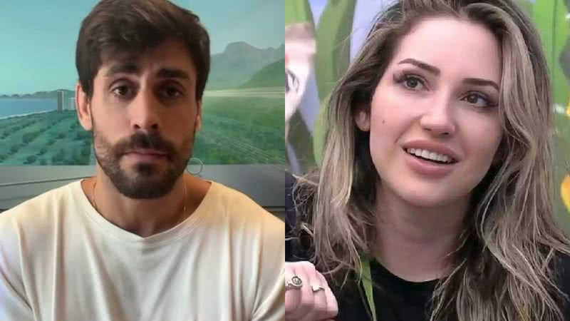 BBB23: Expulso, Cara de Sapato encontra presente de Amanda e se emociona - Reprodução/TV Globo e Reprodução/Instagram