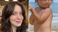 A atriz Nathalia Dill mostra filha na praia nas redes sociais e fãs se impressionam; confira o clique - Reprodução/Instagram