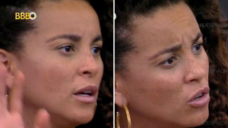 BBB23: Domitila faz caveira de brother e aponta intolerância: "Favelado chique incomoda" - Reprodução/TV Globo