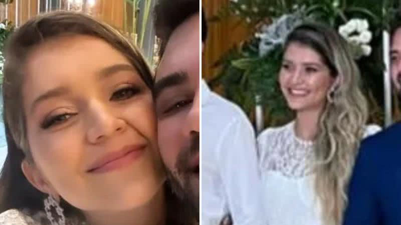 A médica Lyandra Costas, filha do sertanejo Leandro, se casa e reúne os irmãos em cerimônia; veja imagens - Reprodução/Instagram