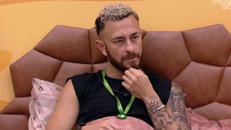 BBB23: Fred teme permanência de rival: "Essa casa não é pra mim" - Reprodução/TV Globo