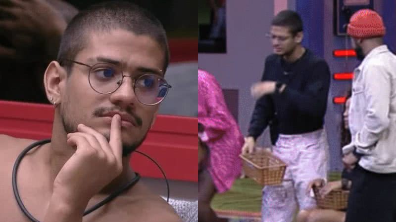 BBB23: Gabriel Santana reclama de fedor vindo de participante: "Essa pessoa" - Reprodução/ Globo