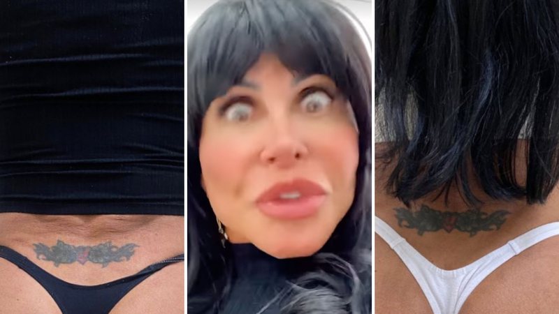 Gretchen fica em choque ao mostrar antes e depois do bumbum: "Olha o resultado" - Reprodução/ Instagram