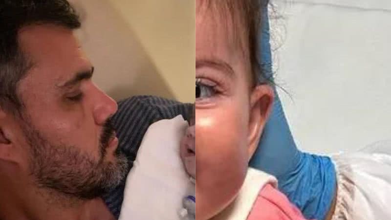 Juliano Cazarré celebra alta hospitalar da filha após duas semanas internada: "Muito feliz" - Reprodução/ Instagram