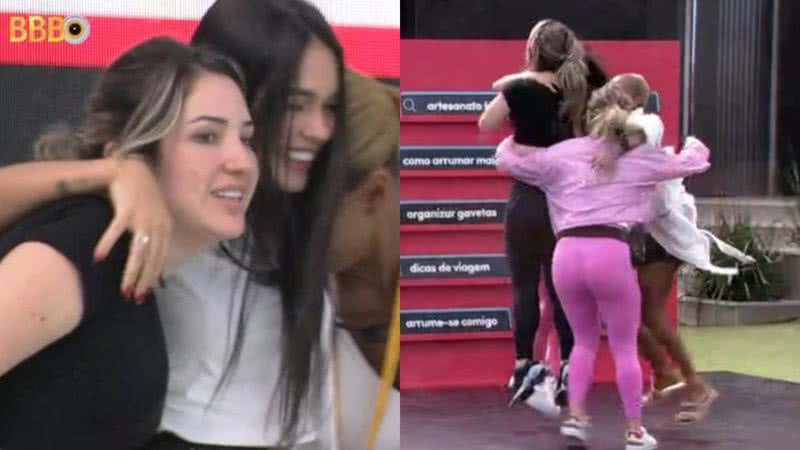 Amanda e Larissa vencem a Prova do Anjo - Reprodução/Globoplay