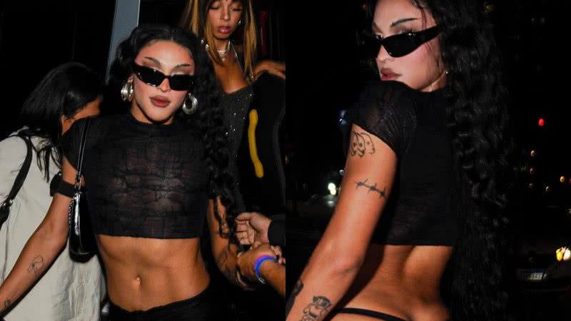 Pabllo Vittar escandalizou ao chegar no aniversário de Anitta em São Paulo - Reprodução/Ag News