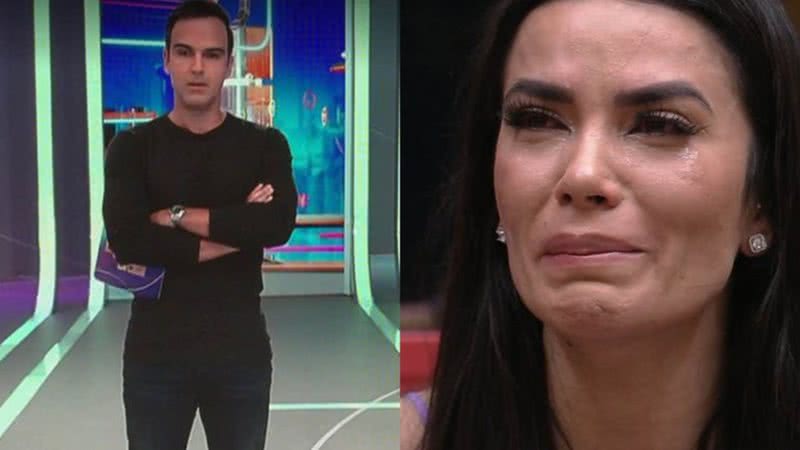 BBB23: Após expulsão, Dania se desespera e Tadeu Schmidt esclarece: "Nada a ver" - Reprodução/ Globo