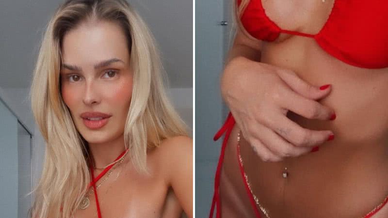 Yasmin Brunet amarra fio-dental de forma ousada e causa com corpo sequinho: "Deusa" - Reprodução/Instagram