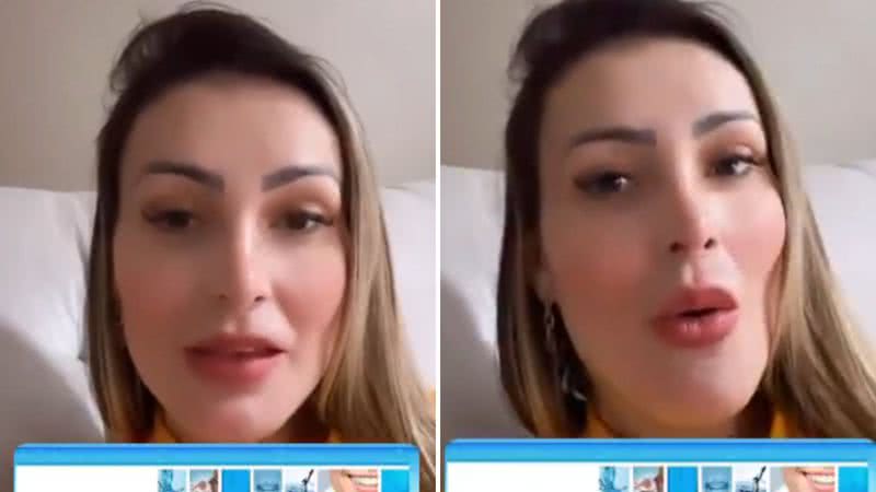 Tudo isso? Andressa Urach paralisa ao receber conta de água: "Que absurdo" - Reprodução/Instagram