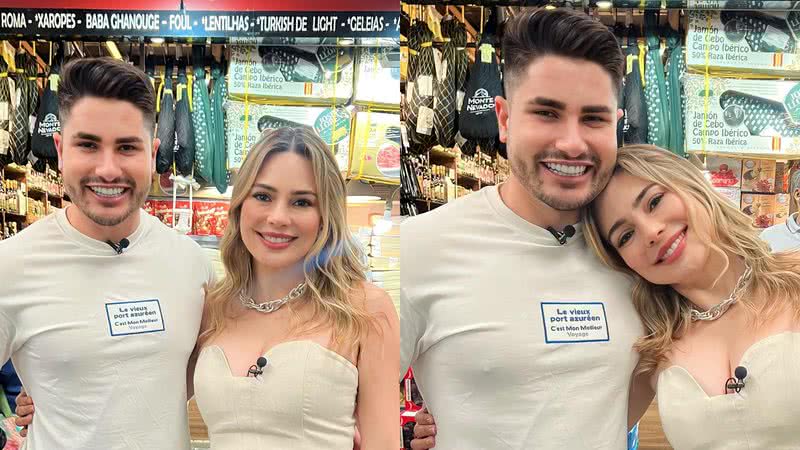 Lucas Souza e Rachel Sheherazade se reencontraram - Reprodução/Instagram