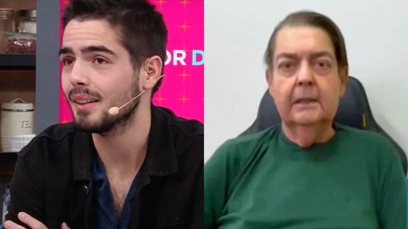 João Silva falou sobre o estado de saúde de seu pai semanas após o veterano passar por um transplante de coração - Reprodução/Band/Globo