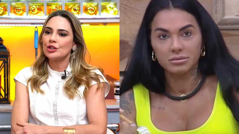 Rachel Sheherazade criticou Kamila Simioni ao falar das atitudes da famosa em A Fazenda 15 - Reprodução/YouTube/Record