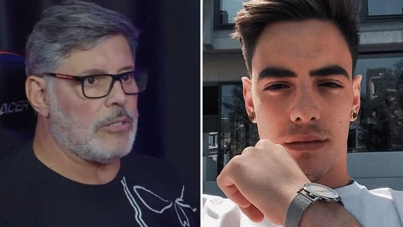 Alexandre Frota tem relação conturbada com o filho, que não esconde raiva do pai - Reprodução/YouTube/Instagram