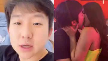 Beijo de Pyong Lee vira piada em pegação quente com influenciadora: "Coragem" - Reprodução/ Instagram