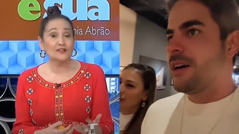 Sonia Abrão criticou Simone Mendes e Kaká Diniz por uma brincadeira envolvendo separação - Reprodução/RedeTV!/Instagram