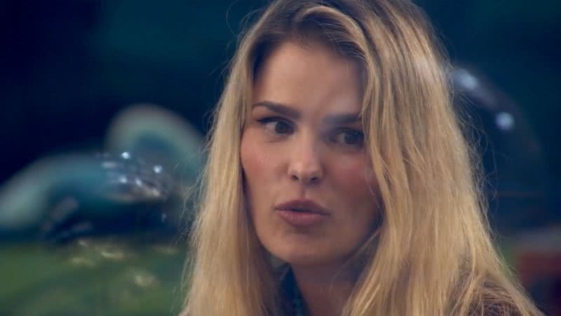 Yasmin Brunet ficou irritada com Davi no BBB 24 - Foto: Reprodução/Globoplay