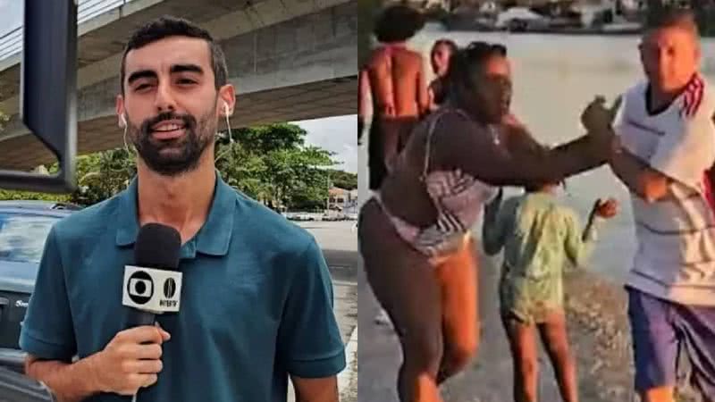 Repórter da Globo é agredido durante gravação de matéria: "Tão difícil" - Reprodução/Instagram/Inter TV