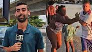 Repórter da Globo é agredido durante gravação de matéria: "Tão difícil" - Reprodução/Instagram/Inter TV