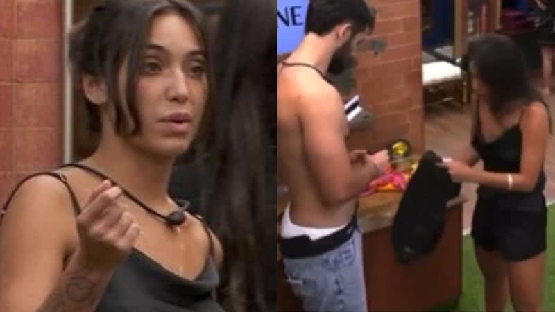 BBB 24: Vanessa Lopes joga pertences de brothers no lixo: "Pode fazer isso?" - Reprodução/Globo